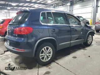 2012 Volkswagen Tiguan SEL with VIN WVGAV7AX2CW534687, listed as a Copart auction lot 53040945 with 153,979 mi miles and Salvage Title. Bid and sale history available at DreamBid. Image 3.