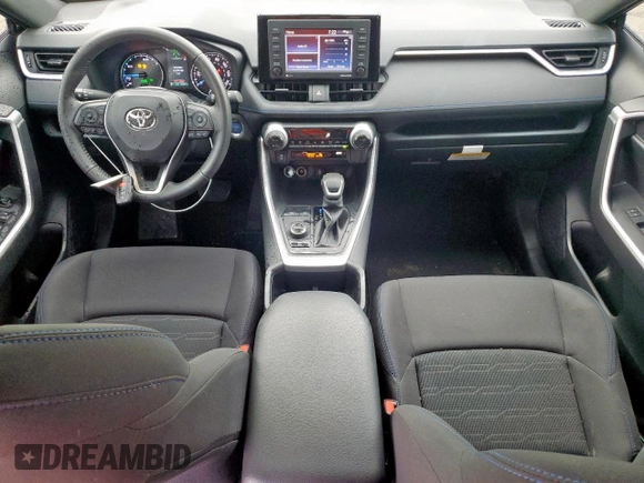 2022 Toyota RAV4 Hybrid SE with VIN JTM16RFV3ND078217, listed as a Copart auction lot 58384155 with 25,207 mi miles and Salvage title. Bid and sale history available at DreamBid. Image 8.