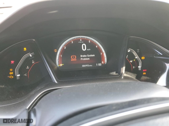 2019 Honda Civic Type R Touring with VIN SHHFK8G70KU201406, listed as a Copart auction lot 47055464 with 86,993 mi miles and Salvage Title. Bid and sale history available at carsss.com. Image 9.