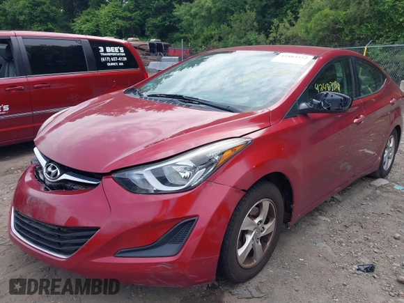 2015 Hyundai Elantra SE z VIN 5NPDH4AE8FH605410, wystawiony jako IAAI lot #42483352 z przebiegiem 168 859 mil mil oraz . Historia ofert i sprzedaży dostępna na DreamBid. Obrazek 2.