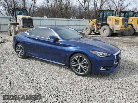 2017 Infiniti Q60 Sport with VIN JN1EV7EL2HM553050, listed as a Copart auction lot 52881355 with 89,931 mi miles and Salvage Title. Bid and sale history available at DreamBid. Image 4.
