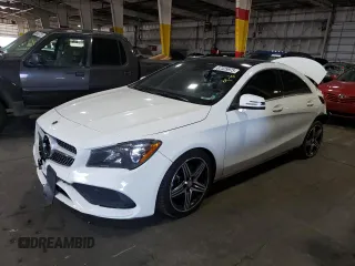 2018 Mercedes-Benz CLA 250 with VIN WDDSJ4GBXJN563958, listed as a Copart auction lot 67325973 with 52,855 mi miles and . Bid and sale history available at DreamBid. Image 1.