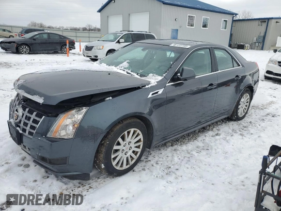 2013 Cadillac CTS Luxury with VIN 1G6DG5E54D0106488, listed as a Copart auction lot 46123195 with 142,298 mi miles and Clean title. Bid and sale history available at DreamBid. Image 1.