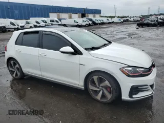 2019 Volkswagen Golf GTI S with VIN 3VW5T7AUXKM037125, listed as a Copart auction lot 66696313 with 24,416 mi miles. Bid and sale history available at carsss.com. Image 4.