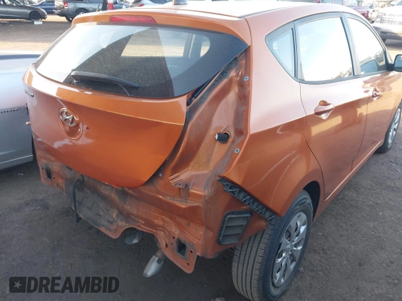 2015 Hyundai Accent GS with VIN KMHCT5AE7FU217683, listed as a IAAI auction lot 41946043 with 110,409 mi miles. Bid and sale history available at carsss.com. Image 6.