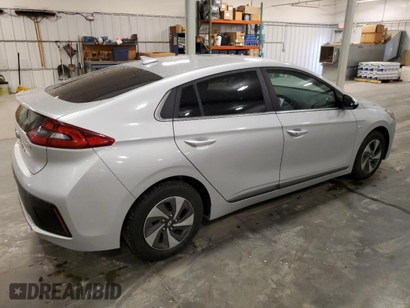 2017 Hyundai Ioniq SEL with VIN KMHC75LC9HU018878, listed as a Copart auction lot 61979995 with 184,309 mi miles and Clean title. Bid and sale history available at DreamBid. Image 3.