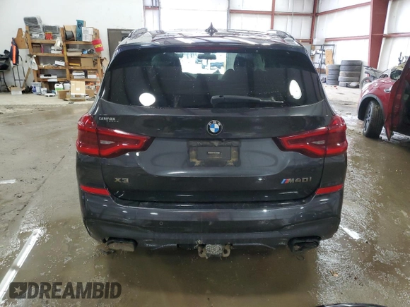 2019 BMW X3 M40i with VIN 5UXTS3C58K0Z03899, listed as a Copart auction lot 44849955 with Not Provided miles and Salvage Title. Bid and sale history available at DreamBid. Image 6.