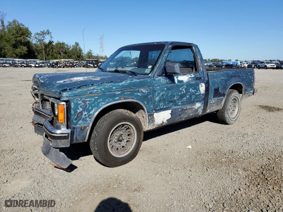 1992 GMC Sonoma with VIN 1GTCS14ZXN8512542, listed as a Copart auction lot 82427174 with 222,475 mi miles and Salvage Title. Bid and sale history available at carsss.com. Image 1.