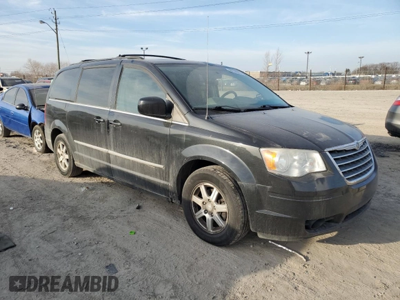 2010 Chrysler Town & Country Touring with VIN 2A4RR5D1XAR109046, listed as a Copart auction lot 48224865 with 218,021 mi miles and Salvage Title. Bid and sale history available at DreamBid. Image 4.