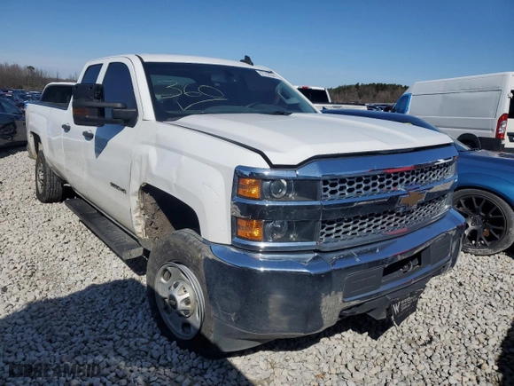 2019 Chevrolet Silverado 2500HD Work Truck with VIN 2GC2CREG2K1148068, listed as a Copart auction lot 87250344 with 160,343 mi miles and Salvage Title. Bid and sale history available at carsss.com. Image 4.