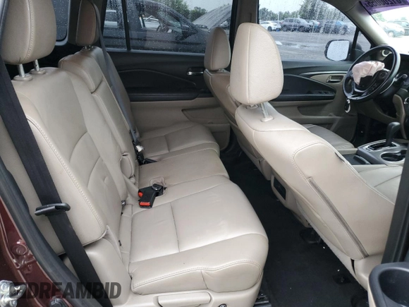 2017 Honda Pilot EX-L with VIN 5FNYF6H55HB004823, listed as a Copart auction lot 61200055 with 77,677 mi miles and Salvage title. Bid and sale history available at DreamBid. Image 11.