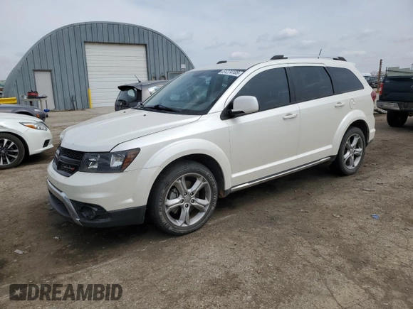 2017 Dodge Journey Crossroad Plus with VIN 3C4PDCGG9HT674069, listed as a Copart auction lot 51274105 with 106,250 mi miles and Salvage title. Bid and sale history available at DreamBid. Image 1.