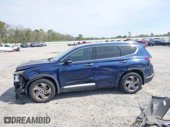 2021 Hyundai Santa Fe SEL with VIN 5NMS64AJ8MH342985, listed as a IAAI auction lot 41907716 with 101,472 mi miles. Bid and sale history available at carsss.com. Image 14.