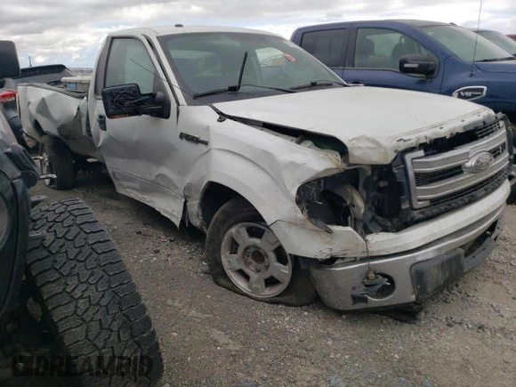 2014 Ford F-150 XL with VIN 1FTMF1CM6EKD18186, listed as a Copart auction lot 61615745 with Not provided miles and Salvage title. Bid and sale history available at DreamBid. Image 4.
