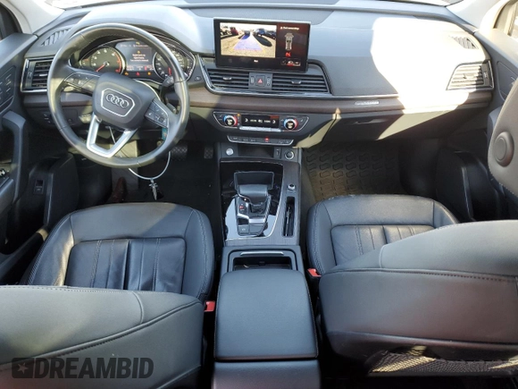 2022 Audi Q5 Premium with VIN WA1ABAFYXN2083220, listed as a Copart auction lot 80867064 with 46,924 mi miles and Salvage title. Bid and sale history available at DreamBid. Image 8.