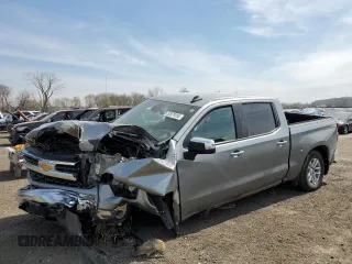 2023 Chevrolet Silverado 1500 LT z VIN 2GCUDDED0P1123515, wystawiony jako Copart lot #52879155 z przebiegiem 22 696 mil mil oraz Szkoda całkowita • Salvage title. Historia ofert i sprzedaży dostępna na DreamBid. Obrazek 1.