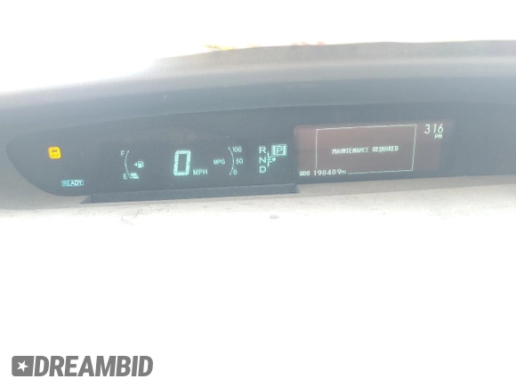 2012 Toyota Prius One with VIN JTDKN3DU5C1608877, listed as a Copart auction lot 50648715 with 198,489 mi miles and Salvage Title. Bid and sale history available at carsss.com. Image 9.