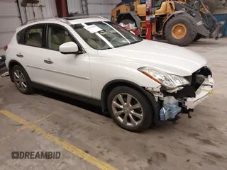 2012 Infiniti EX Journey with VIN JN1AJ0HR6CM450062, listed as a IAAI auction lot 41278098 with 141,072 mi miles. Bid and sale history available at carsss.com. Image 1.