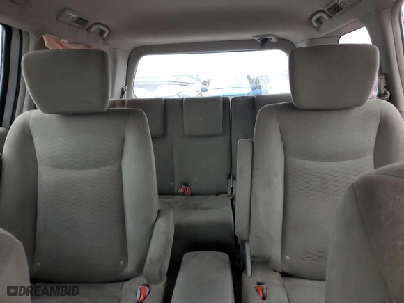 2014 Nissan Quest S with VIN JN8AE2KP0E9107035, listed as a Copart auction lot 41536095 with 197,785 mi miles and Salvage Title. Bid and sale history available at carsss.com. Image 10.