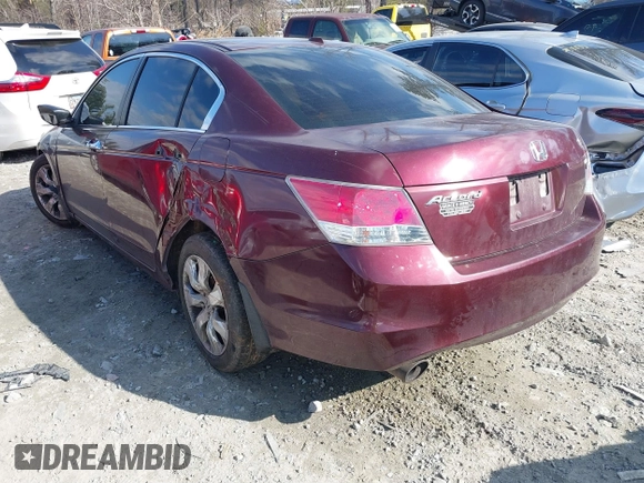 2009 Honda Accord EX-L with VIN 1HGCP36809A036836, listed as a IAAI auction lot 41491455 with 176,503 mi miles and . Bid and sale history available at DreamBid. Image 3.