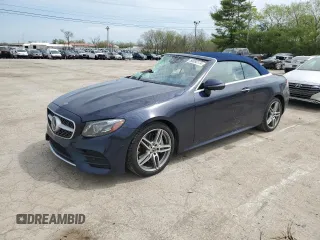 2018 Mercedes-Benz E-Class E 400 with VIN WDD1K6GB2JF052758, listed as a Copart auction lot 50656174 with 36,736 mi miles. Bid and sale history available at carsss.com. Image 1.