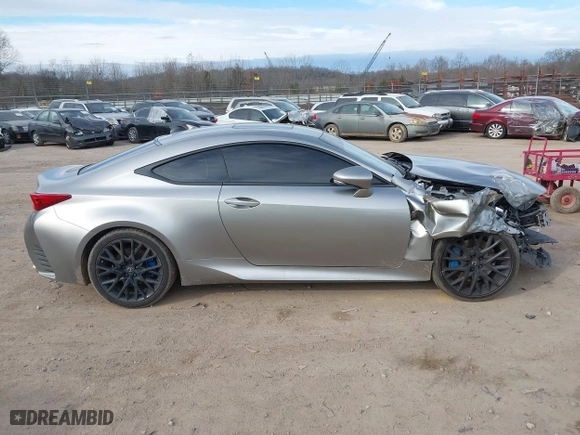 2017 Lexus RC with VIN JTHHE5BC3H5016957, listed as a IAAI auction lot 41190649 with 71,401 mi miles. Bid and sale history available at carsss.com. Image 13.