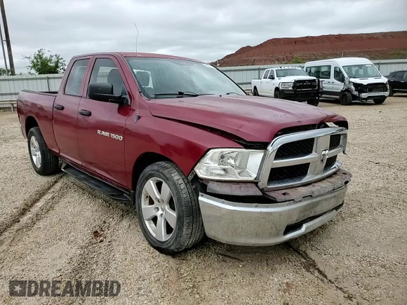 2012 Ram 1500 ST with VIN 1C6RD6FP1CS148080, listed as a Copart auction lot 60081415 with 160,985 mi miles and Salvage title. Bid and sale history available at DreamBid. Image 14.