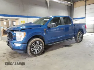 2022 Ford F-150 XL with VIN 1FTEW1EP4NFB79809, listed as a Copart auction lot 49792665 with 83,955 mi miles and Salvage Title. Bid and sale history available at carsss.com. Image 1.