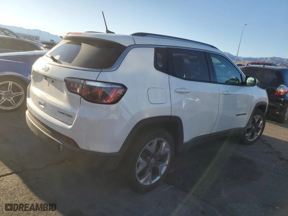 2019 Jeep Compass Limited with VIN 3C4NJCCB8KT670824, listed as a Copart auction lot 46341975 with 52,544 mi miles and Salvage Title. Bid and sale history available at carsss.com. Image 3.