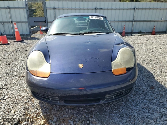 2002 Porsche Boxster S with VIN WP0CB298X2U663213, listed as a Copart auction lot 78731994 with 70,352 mi miles and Salvage Title. Bid and sale history available at carsss.com. Image 5.