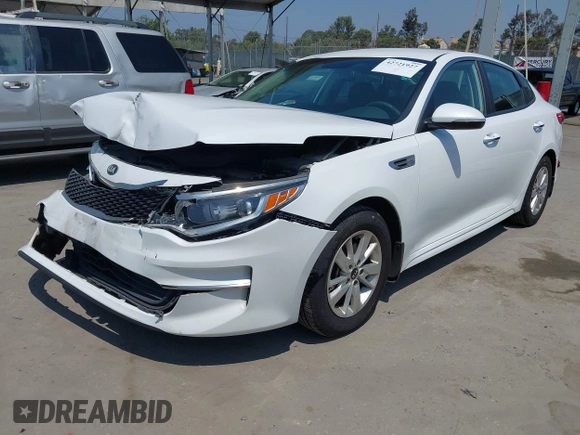 2016 Kia Optima LX with VIN 5XXGT4L31GG081280, listed as a IAAI auction lot 42721927 with 77,980 mi miles and . Bid and sale history available at DreamBid. Image 2.