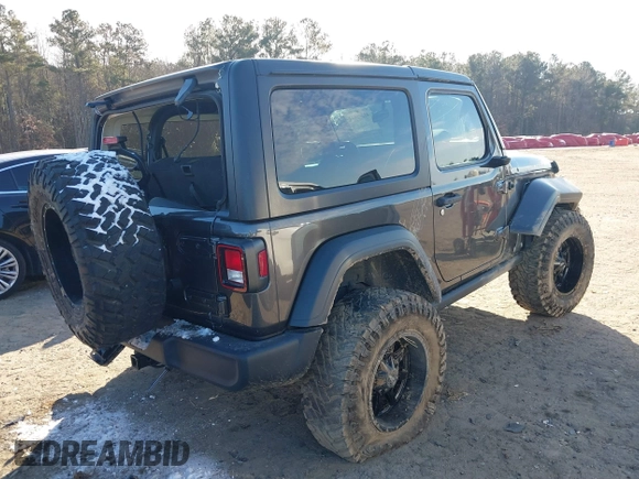 2021 Jeep Wrangler Sport S with VIN 1C4GJXAGXMW863259, listed as a IAAI auction lot 41399671 with 41,270 mi miles and . Bid and sale history available at DreamBid. Image 4.