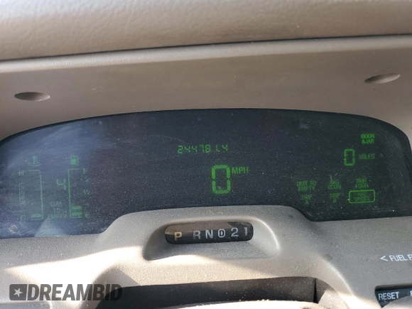 1999 Mercury Grand Marquis LS with VIN 2MEFM75W1XX600671, listed as a Copart auction lot 53323735 with 244,781 mi miles and Salvage Title. Bid and sale history available at DreamBid. Image 9.