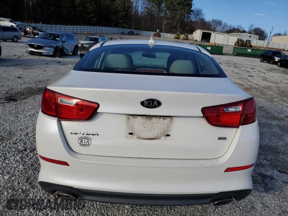 2015 Kia Optima LX with VIN KNAGM4A74F5631557, listed as a Copart auction lot 88344285 with 123,259 mi miles and Salvage Title. Bid and sale history available at carsss.com. Image 6.