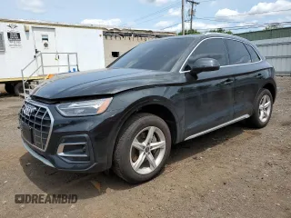 2021 Audi Q5 Premium z VIN WA1AAAFY4M2113605, wystawiony jako Copart lot #58537625 z przebiegiem 48 415 mil mil oraz Szkoda całkowita • Salvage title. Historia ofert i sprzedaży dostępna na DreamBid. Obrazek 1.