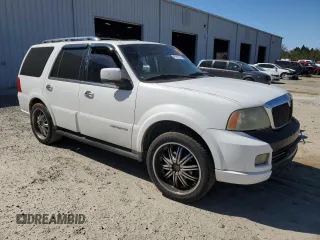 2006 Lincoln Navigator Luxury with VIN 5LMFU27596LJ21685, listed as a Copart auction lot 48166185 with 0 mi miles and Salvage Title. Bid and sale history available at carsss.com. Image 4.