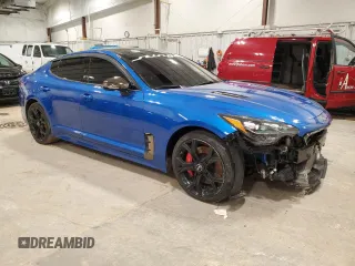 2021 Kia Stinger GT2 with VIN KNAE55LC2M6089564, listed as a Copart auction lot 51606475 with 53,799 mi miles and Salvage Title. Bid and sale history available at carsss.com. Image 4.
