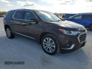 2020 Chevrolet Traverse Premier with VIN 1GNEVKKW5LJ161115, listed as a Copart auction lot 80767374 with Not provided miles and Salvage title. Bid and sale history available at DreamBid. Image 4.