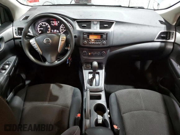 2017 Nissan Sentra S with VIN 3N1AB7AP8HY335353, listed as a Copart auction lot 57016845 with 45,485 mi miles and Non repairable. Bid and sale history available at DreamBid. Image 8.