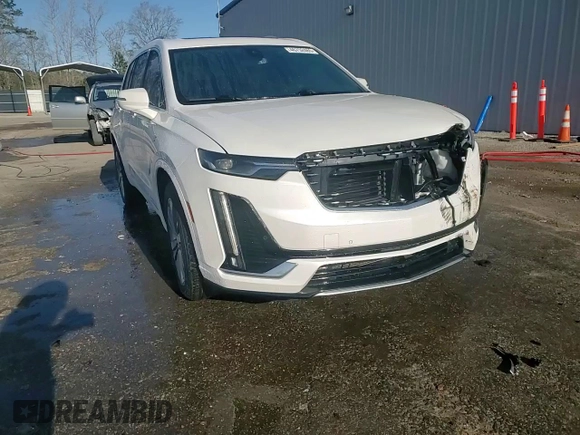 2020 Cadillac XT6 FWD Premium Luxury with VIN 1GYKPCRS5LZ184078, listed as a Copart auction lot 46752465 with 75,599 mi miles and Salvage title. Bid and sale history available at DreamBid. Image 14.