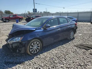 2019 Nissan Sentra SV with VIN 3N1AB7AP8KY413606, listed as a Copart auction lot 46512725 with 75,669 mi miles and Salvage Title. Bid and sale history available at DreamBid. Image 1.