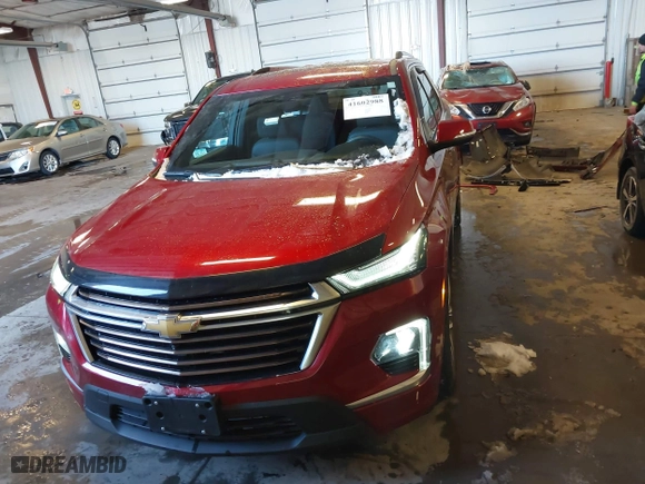 2023 Chevrolet Traverse High Country with VIN 1GNEVNKWXPJ273125, listed as a IAAI auction lot 41602988 with 24,151 mi miles. Bid and sale history available at carsss.com. Image 13.