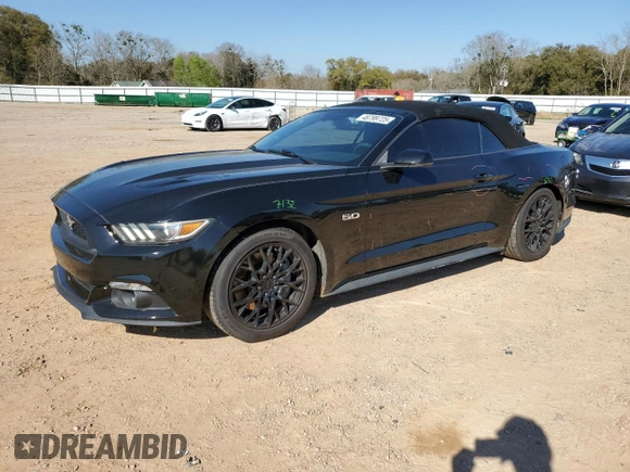 2015 Ford Mustang GT Premium with VIN 1FATP8FF0F5332038, listed as a Copart auction lot 48799725 with 105,866 mi miles and Salvage Title. Bid and sale history available at DreamBid. Image 1.