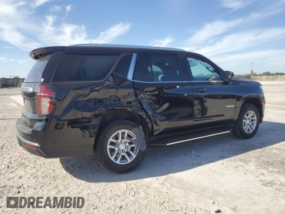 2023 Chevrolet Tahoe LT with VIN 1GNSCNKD6PR274698, listed as a Copart auction lot 49871025 with 85,319 mi miles and Salvage title. Bid and sale history available at DreamBid. Image 3.