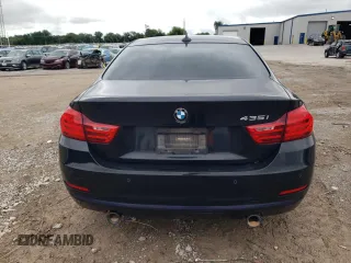 2015 BMW 4 Series 435i with VIN WBA3R1C56FK194429, listed as a Copart auction lot 58838255 with 91,823 mi miles and Salvage title. Bid and sale history available at DreamBid. Image 6.