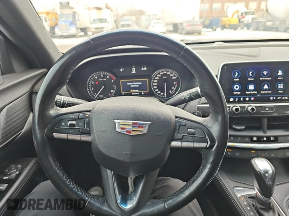2021 Cadillac CT4 Premium Luxury with VIN 1G6DF5RK7M0127533, listed as a Copart auction lot 42586745 with 85,584 mi miles and Clean Title. Bid and sale history available at DreamBid. Image 9.