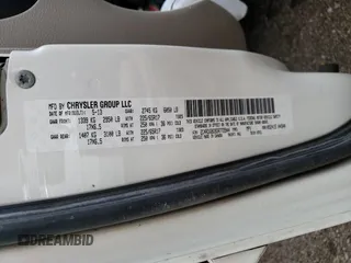 2013 Dodge Grand Caravan SE with VIN 2C4RDGBG9DR772944, listed as a Copart auction lot 56014894 with 193,635 mi miles and Salvage Title. Bid and sale history available at DreamBid. Image 15.