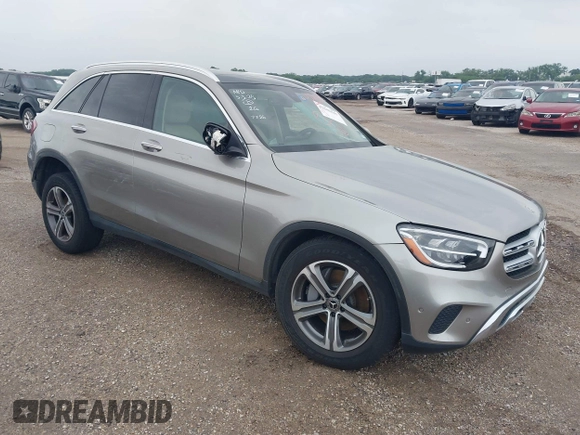 2021 Mercedes-Benz GLC 300 with VIN W1N0G8DB5MV297726, listed as a IAAI auction lot 42202541 with 39,251 mi miles and . Bid and sale history available at DreamBid. Image 1.