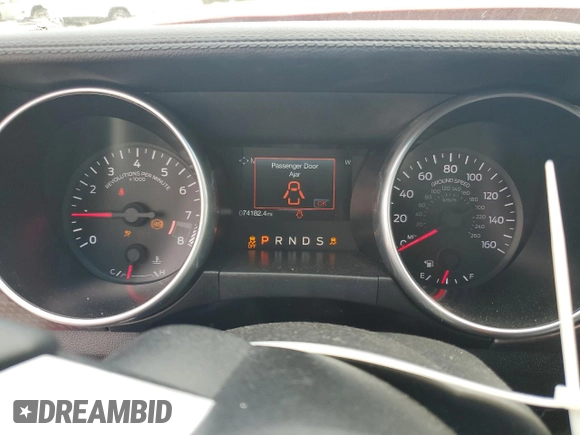 2019 Ford Mustang GT with VIN 1FA6P8CF7K5196244, listed as a Copart auction lot 44245405 with 74,182 mi miles and Salvage title. Bid and sale history available at DreamBid. Image 9.