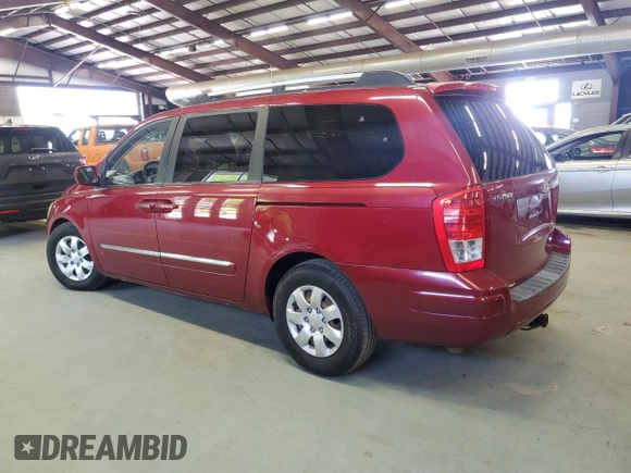 2008 Hyundai Entourage GLS z VIN KNDMC233386055139, wystawiony jako Copart lot #58584185 z przebiegiem 186 303 mil mil oraz Czysty tytuł • Clean title. Historia ofert i sprzedaży dostępna na DreamBid. Obrazek 2.
